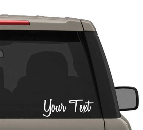 custom car decal  personalized truck laptop bumper window sticker ebay