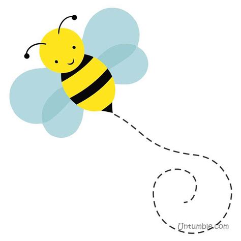 Check out our flying bee clipart selection for the very best in unique or custom, handmade pieces from our digital shops. Bumble Bee theme Bee flying with trail poster - Untumble.com