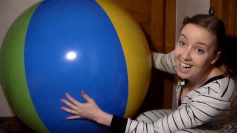 Inflating Huge Beach Ball Youtube