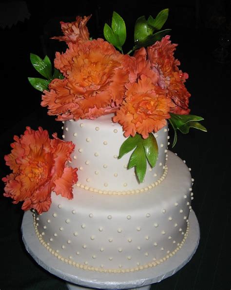 Peony Cake 1 MY FAVORITEST WEDDING CAKE I VE EVER MADE Flickr
