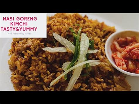 Nasi goreng korea dengan lelehan keju yang menggoda. Easy steps how To cook Nasi Goreng kimchi😋 (English Sub ...
