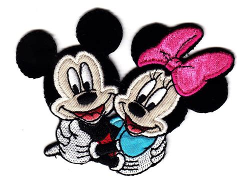 Disney Mickey And Minnie Mousesimplicity Iron On Appliquetv Movie