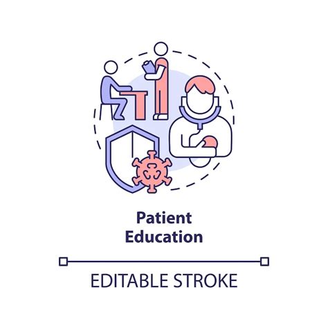 Premium Vector Patient Education Concept Icon