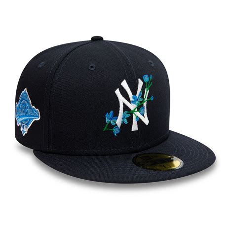 Official New Era New York Yankees Mlb Ws Flower Otc 59fifty Fitted Cap