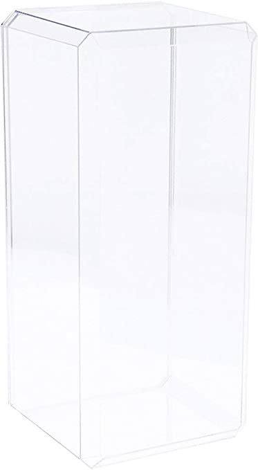 Pioneer Plastics Clear Acrylic Beveled Edge Display Case 7