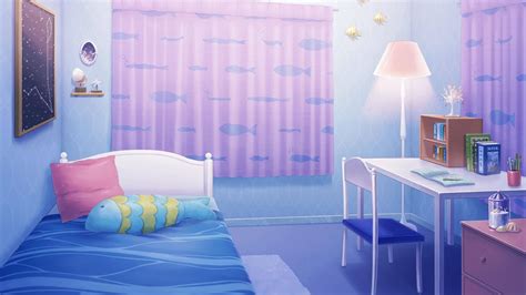 Anime Wallpaper Hd Blue Anime Aesthetic Bedroom