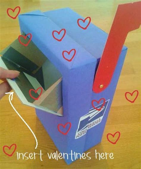 Kids Would Love This Mailbox Craft For Valentines Day Hative
