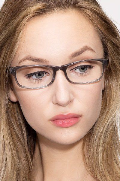 Opal Rectangle Gray Full Rim Eyeglasses Eyebuydirect Eyeglasses Glasses Fashion Fashion