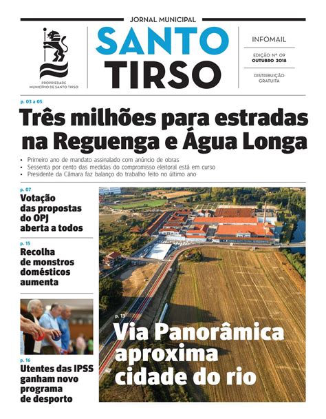 Jornal Municipal nº 09 - outubro de 2018 by Município de Santo Tirso ...