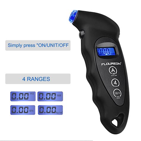 Basically, having incorrect tire pressure can make your bike uncomfortable and unsafe. Digital Tire Pressure Gauge 150 PSI 4 Settings for Car ...