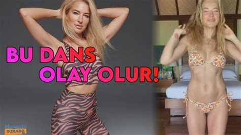 Burcu Esmersoyun Bikinili Dansına Beğeni Yağdı Magazin Burada