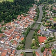 Wolfratshausen von oben - Stadtansicht der Flößerstadt Wolfratshausen ...