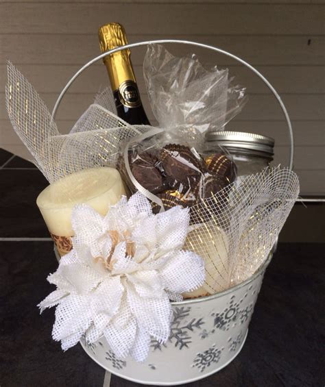 Bridal T Basket Champagne Chocolates And Candles Coffee T