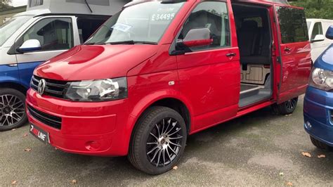 2015 Redline Classic Red Campervan Conversion VW T5 YouTube