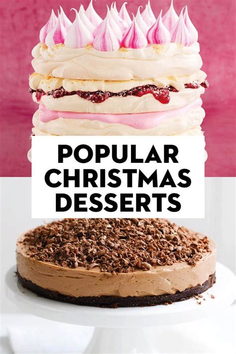 During christmas, some of the american people prefer to spend their dinner on grandma's or auntie's house, which probably expected to have their delicious dishes like turkey, hams, mashed potatoes, cookies, stuffing, and many more. Our most popular Christmas desserts ever | Desserts, Popular christmas dessert, Christmas desserts
