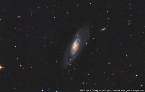 M106 Spiral Galaxy Water Maser Galactic Images