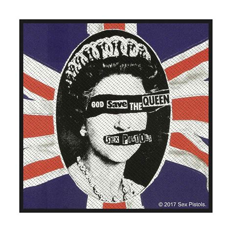 Sex Pistols God Save The Queen ~ Patch Fuzz Bayonne
