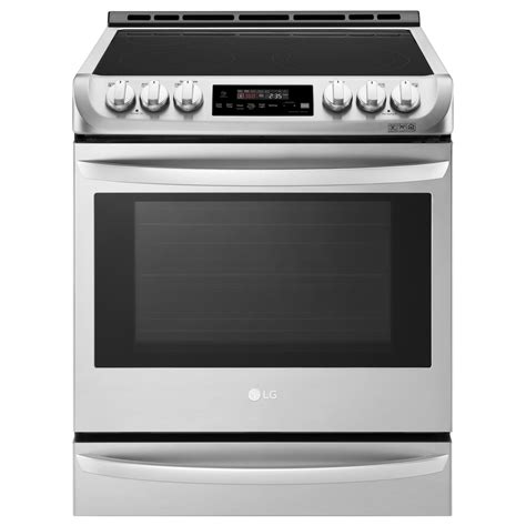 Lg 63 Cu Ft Stainless Steel Electric Slide In Single Oven Range At