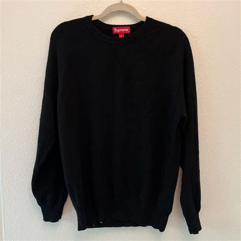 Supreme Womens Black Jumper Depop