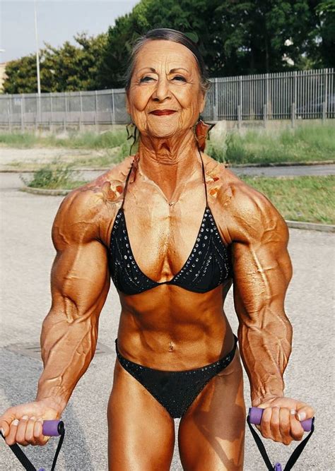 Granny Marsha By GrannyMuscle On DeviantArt Muscle Women Muscular
