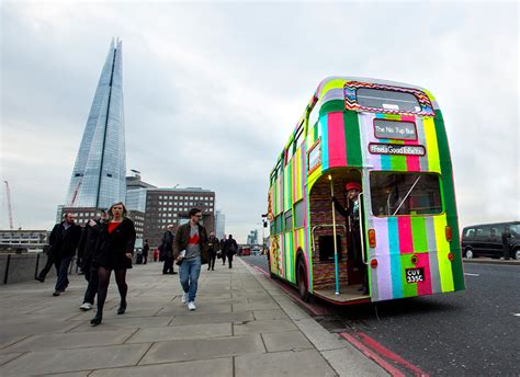 Knitted Double Decker Bus Takes To London Streets For 7up Campaign