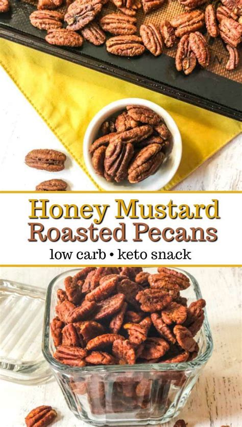 I know, anything with honey mustard will be absolutely delicious, even by itself. Honey Mustard Roasted Pecans Recipe (Low Carb) | Recipe (With images) | Roasted pecans