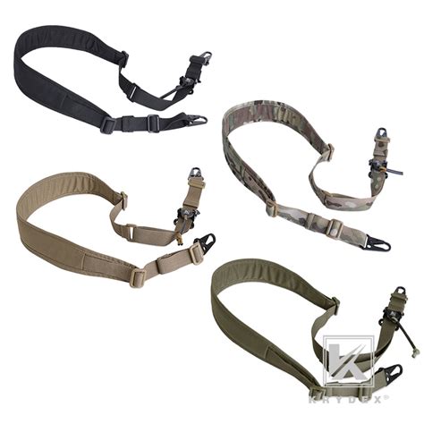 Krydex Modular Rifle Sling Strap Removable Tactical 2 Point 1 Point 2