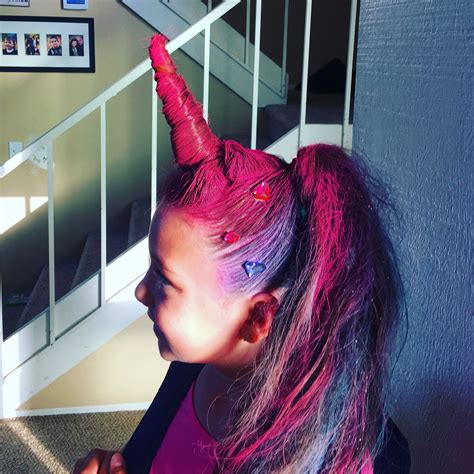 Unicorn Hair Crazy Hair Day At School Crazy Hair Crazy Hair Day At