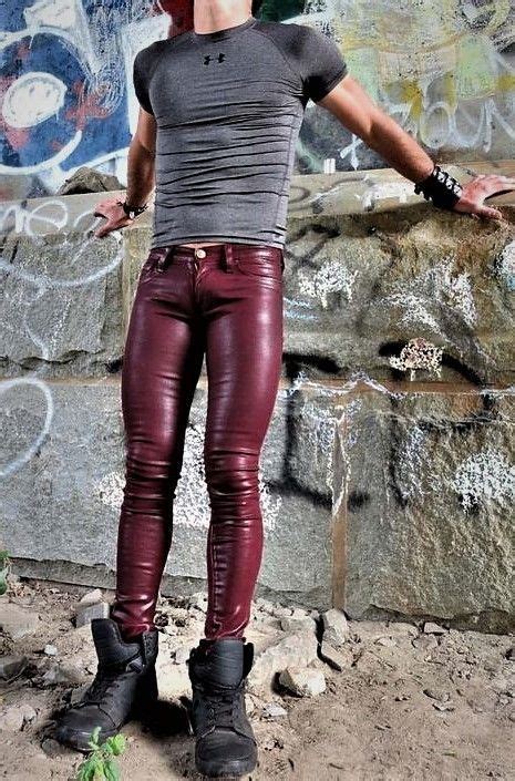 Pin By Ralph Olais On Wow Leather Pants Super Skinny Jeans Men Mens