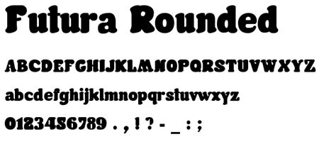 Futura Rounded Font Fancy Comic