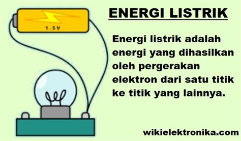 Pengertian Dan Rumus Energi Listrik Beserta Satuannya Vrogue Co