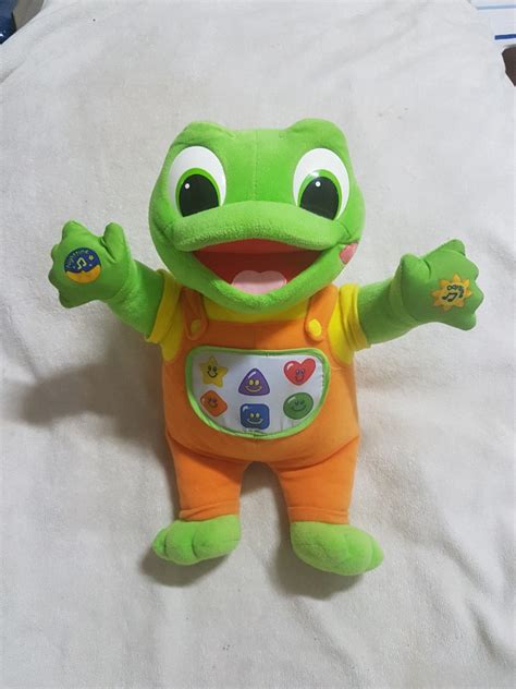 Authentic Rare Leapfrog Hug And Learn Baby Tad Interactive Plush Toy