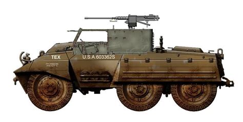 M8 Greyhound And M20 Armored Utility Car M8 Scout Car