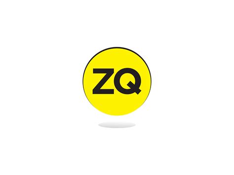 Monogram Zq Logo Icon Initial Zq Qz Luxury Circle Logo Letter Design