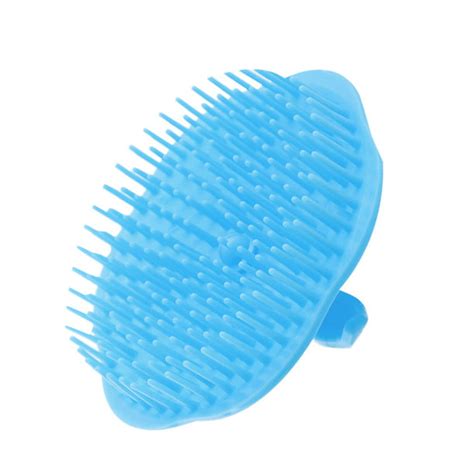 Worallymy 4pcsset Hair Brush Silicone Scalp Massage Scrubber Shower Head Brush Washing Massager