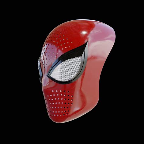 Spiderman Ps4 Face Shell And Lenses V4 Digital Download 3d Etsy