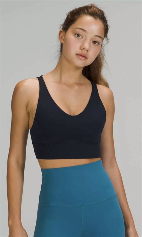 Lululemon In Alignment Longline Bra Light Support B C Cup Women S Fashion Activewear On Carousell