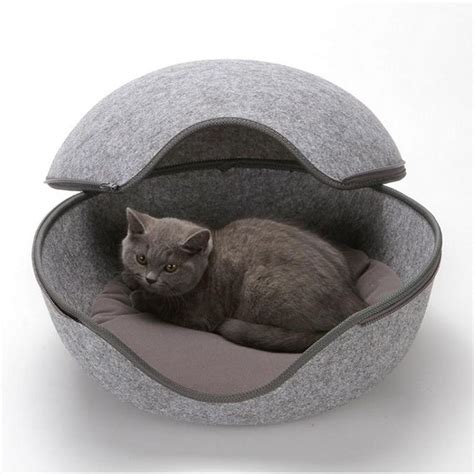 Felt Cat Cave Bed Cat Sleeping Cat Bed Pets