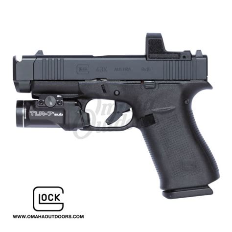 Glock 43x 10 Rd Pistol Romeo Zero Pmm Barrel Compensator Tlr 7 In Stock