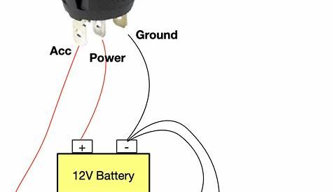 3 prong 12v switch wiring diagram