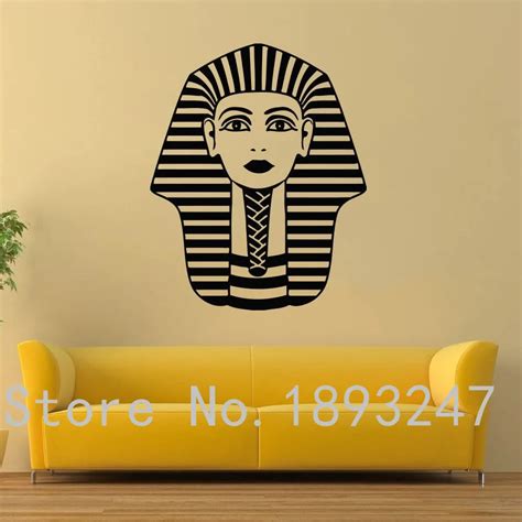 Free Shipping Egypt Vinyl Wall Decal Countries Tutankhamun Ancient Pharaoh Mural Art Wall