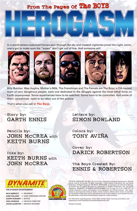 Read Online The Boys Herogasm Comic Issue 5