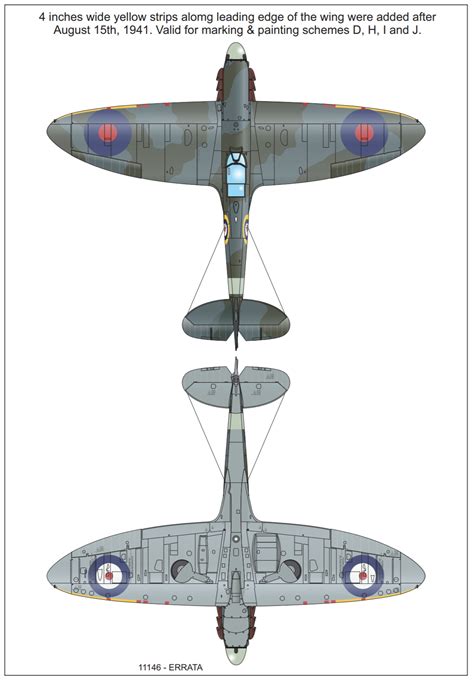 Asisbiz Spitfire Mkiia Raf Camouflage Profile After 15th August 1941 By