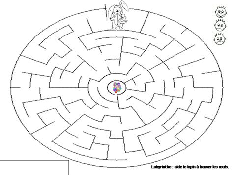 Maternelle Labyrinthe De P Ques
