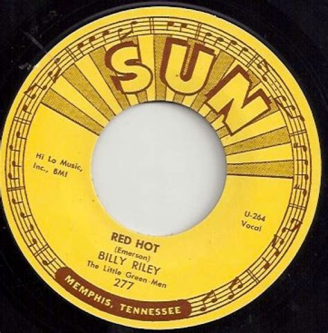 Billy Riley Red Hot Pearly Lee 7