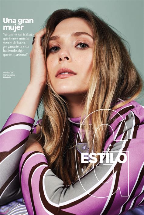 Elizabeth Olsen Stars In Glamour Mexico October 2017