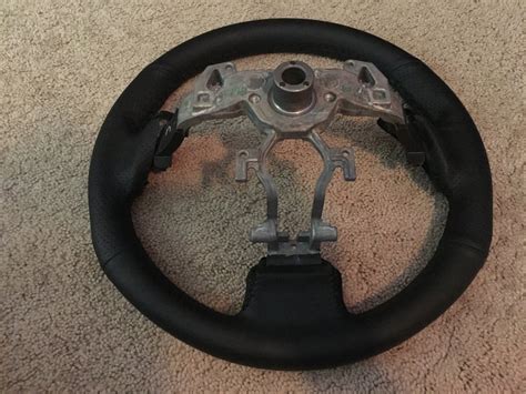 For Sale Rewrapped Steering Wheel Black Leatherperforatedblack