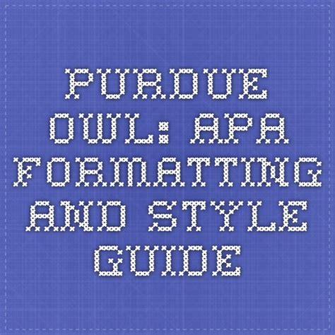 Sample papers apa (american psychological association) style is most purdue owl: Purdue OWL: APA Formatting and Style Guide | Writing lab ...