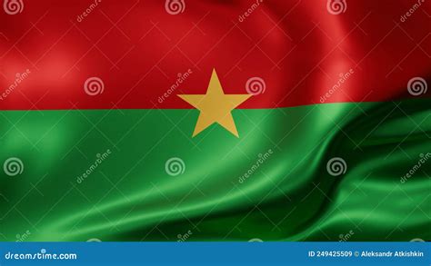 Bandera Nacional De Burkina Faso Imagen De Archivo Imagen De Contexto