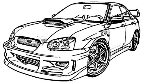 For kids & adults you can print cars or color online. Sports Car Line Drawing at GetDrawings | Free download